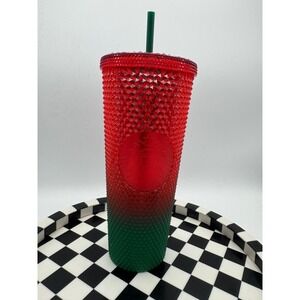 Starbucks Disneyland Studded Tumbler Christmas 24oz Red/Green